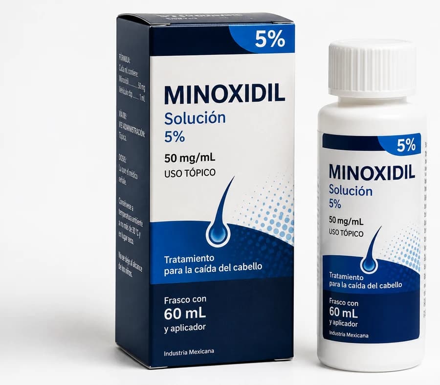 Empaque de Minoxidil