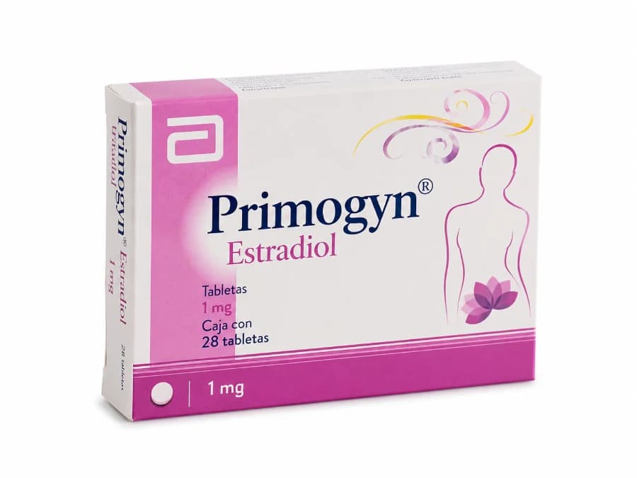 Empaque de Estradiol 1 mg