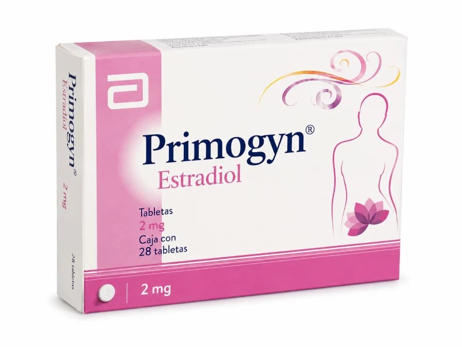 Empaque de Estradiol 2 mg